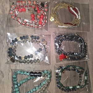 Erimish Bracelets.  6 Sets - 22 Total